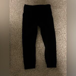 Athleta girl Capri black leggings